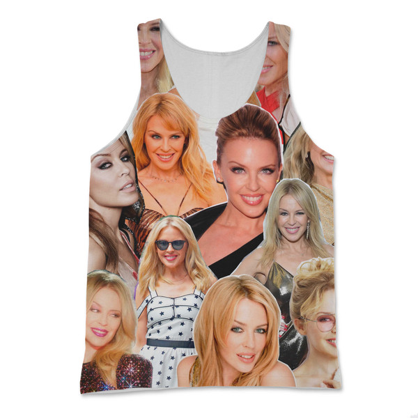 Kylie Minogue Photo Collage Tank Top Kylie Minogue Photo Collage Tank Top