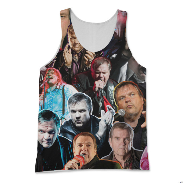 Meat Loaf Photo Collage Tank Top Meat Loaf Photo Collage Tank Top