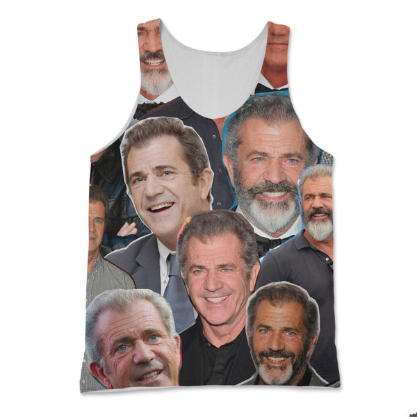 Mel Gibson Photo Collage Tank Top Mel Gibson Photo Collage Tank Top