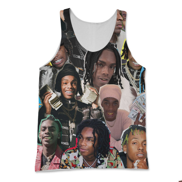 YNW Melly Photo Collage Tank Top YNW Melly Photo Collage Tank Top