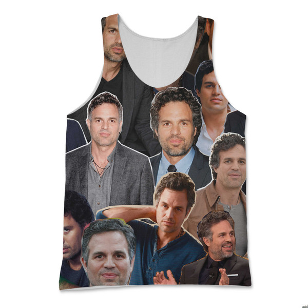 Mark Ruffalo Photo Collage Tank Top Mark Ruffalo Photo Collage Tank Top