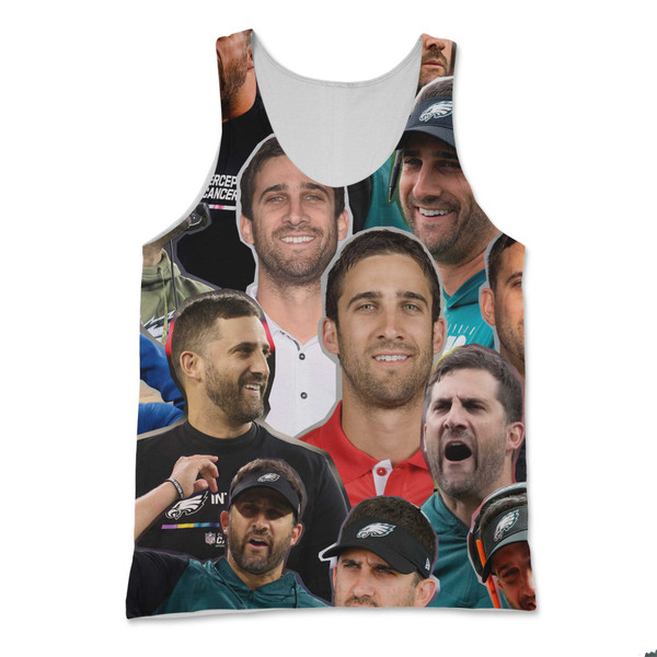 Nick Sirianni Photo Collage Tank Top Nick Sirianni Photo Collage Tank Top
