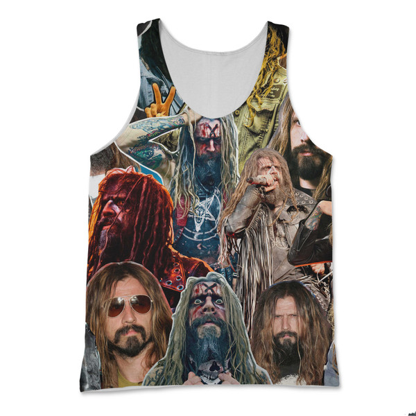 Rob Zombie Photo Collage Tank Top Rob Zombie Photo Collage Tank Top