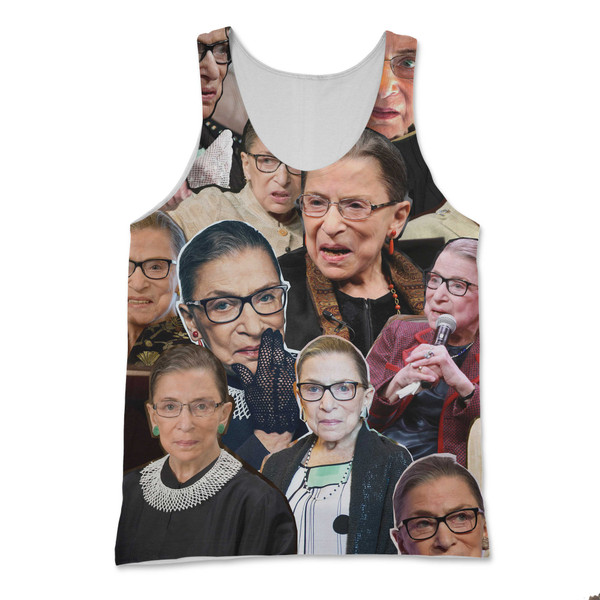 Ruth Bader Ginsburg Photo Collage Tank Top Ruth Bader Ginsburg Photo Collage Tank Top