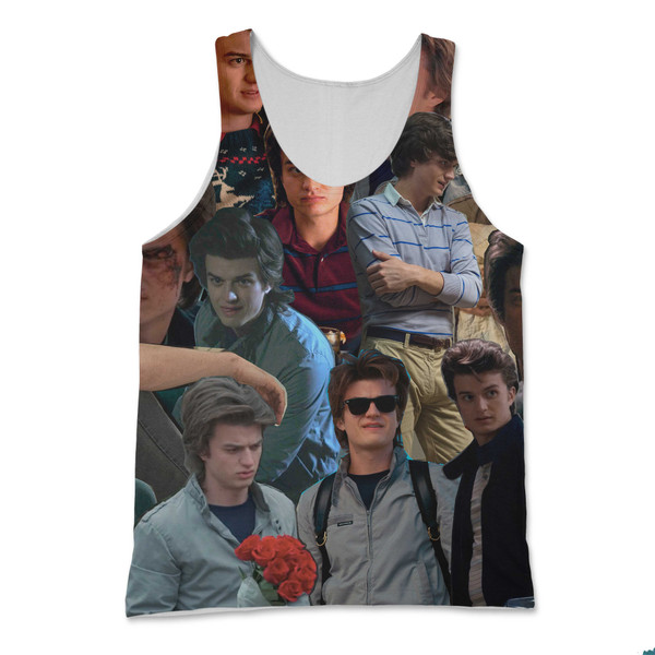 Steve Harrington Stranger Things  Photo Collage Tank Top Steve Harrington Stranger Things  Photo Collage Tank Top