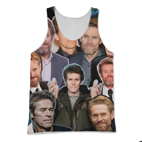 Willem Dafoe Photo Collage Tank Top Willem Dafoe Photo Collage Tank Top