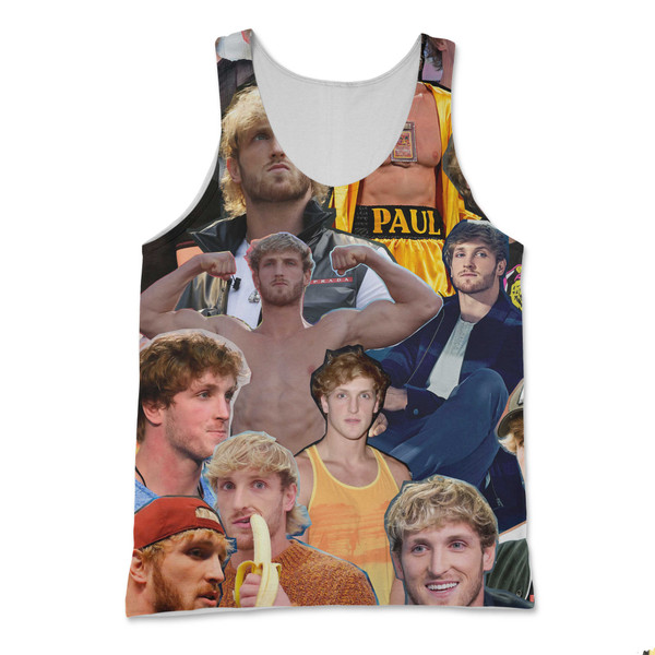 Logan Paul Photo Collage Tank Top Logan Paul Photo Collage Tank Top