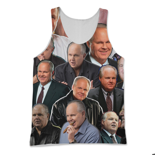 Rush Limbaugh Photo Collage Tank Top Rush Limbaugh Photo Collage Tank Top