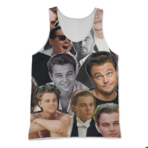 Leonardo Dicaprio Photo Collage Tank Top