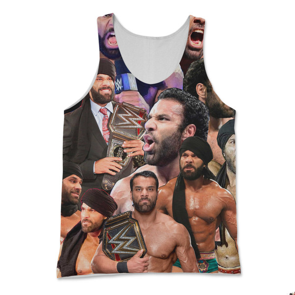 Jinder Mahal Photo Collage Tank Top Jinder Mahal Photo Collage Tank Top