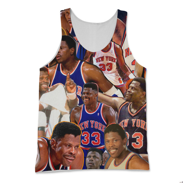 Patrick Ewing Photo Collage Tank Top