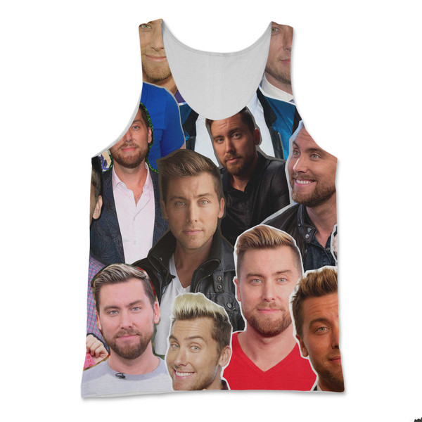 Lance Bass Photo Collage Tank Top