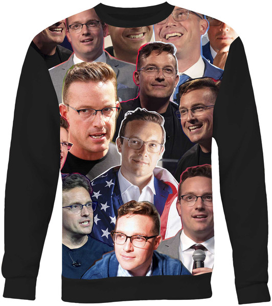 Benny Johnson Collage Sweater Sweatshirt