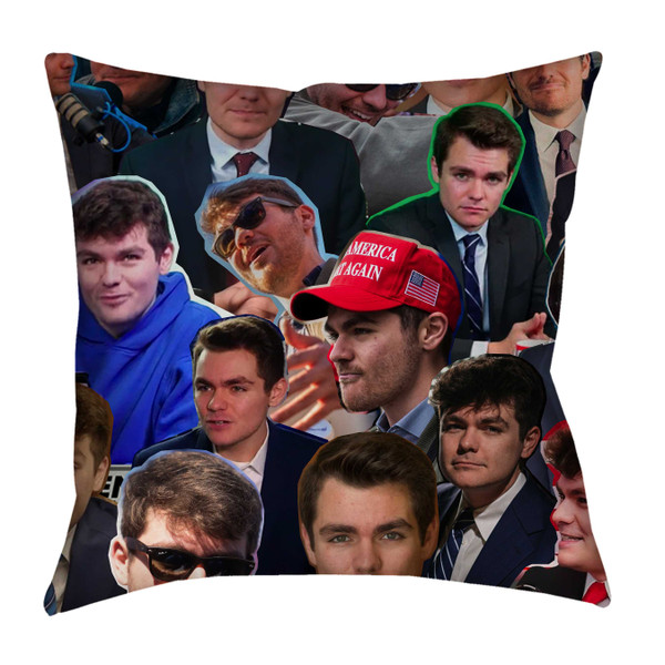 Nick Fuentes Photo Collage Pillowcase