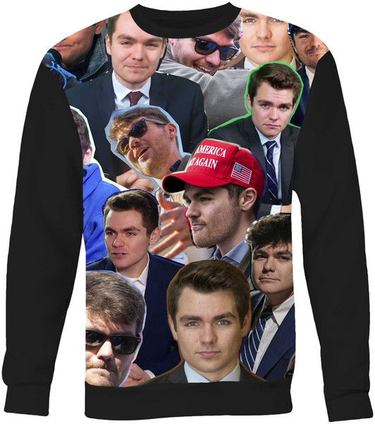 Nick Fuentes Collage Sweater Sweatshirt