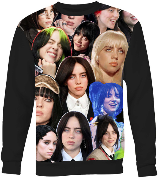 Billie Eilish Collage Sweater Sweatshirt