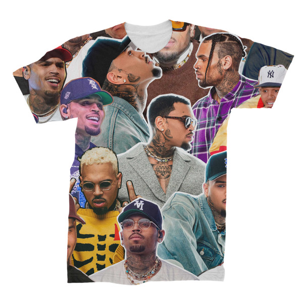 Chris Brown Photo Collage Shirt