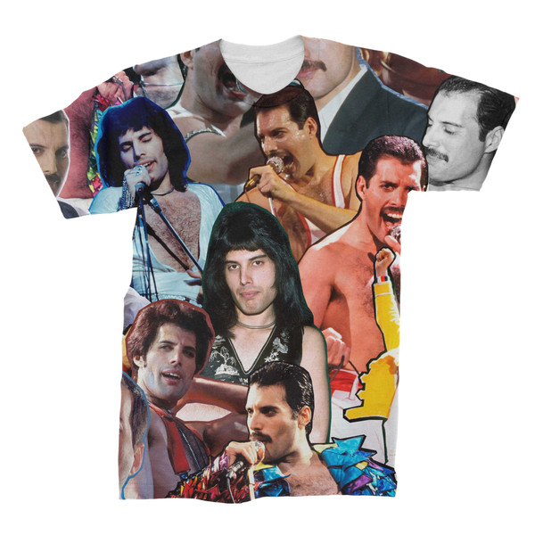 Freddie Mercury Photo Collage T-Shirt