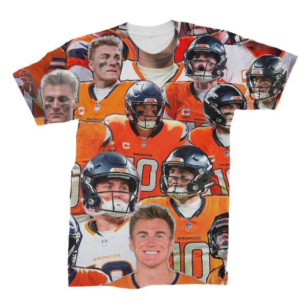 Bo Nix Photo Collage T-Shirt