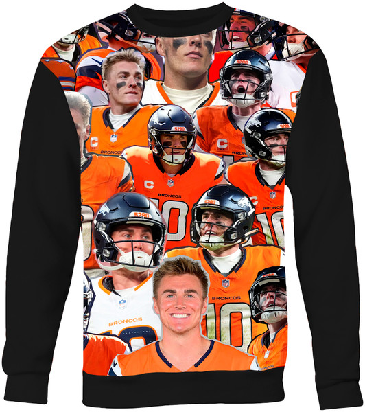 Bo Nix Collage Sweater Sweatshirt