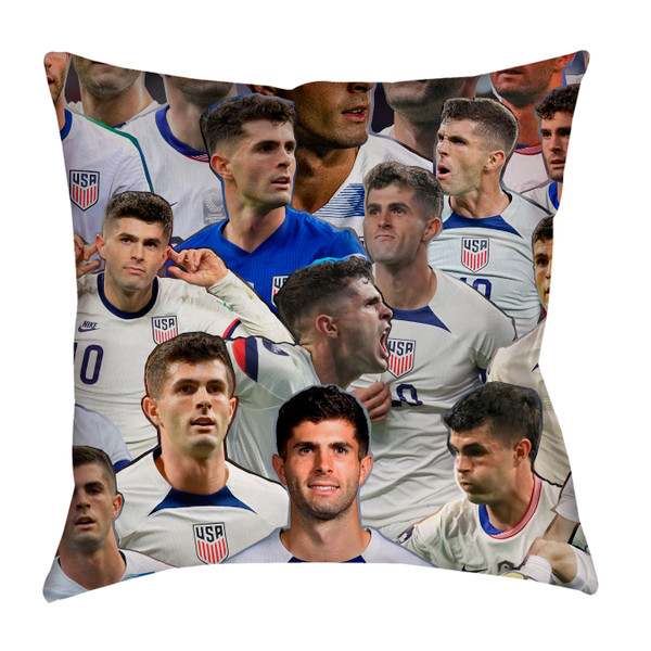 Christian Pulisic Photo Collage Pillowcase