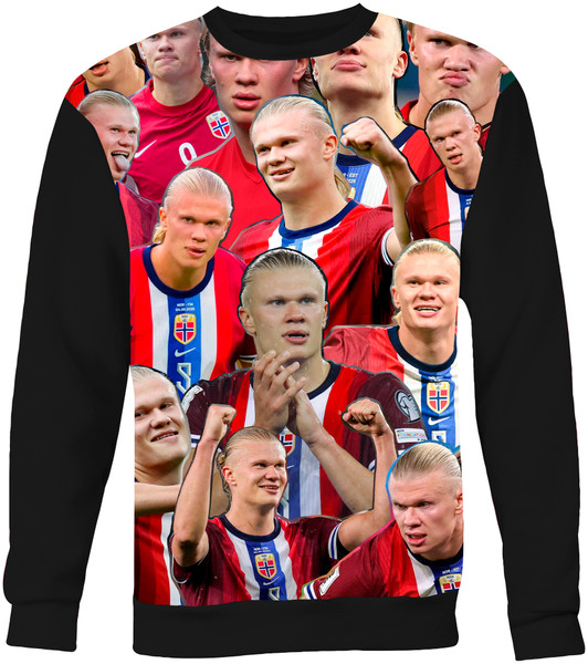 Erling Haaland Collage Sweater Sweatshirt