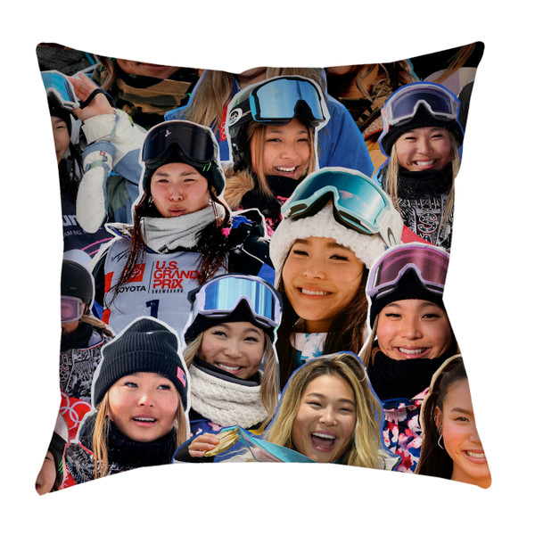 Chloe Kim Photo Collage Pillowcase