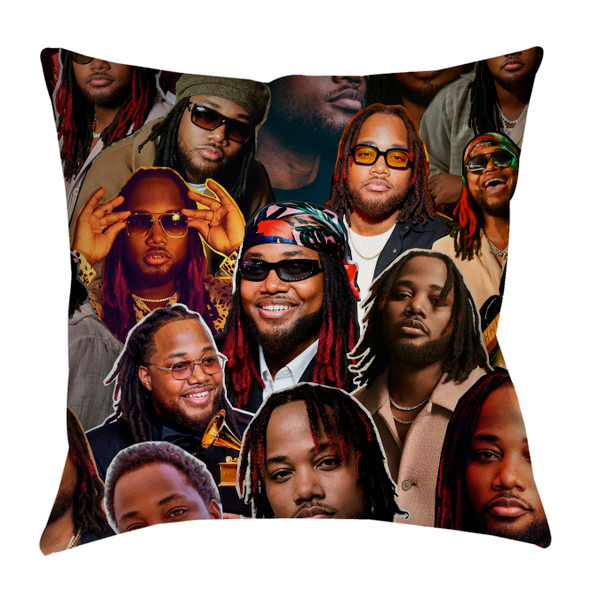 Leon Thomas Photo Collage Pillowcase