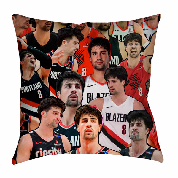 Deni Avdija Photo Collage Pillowcase