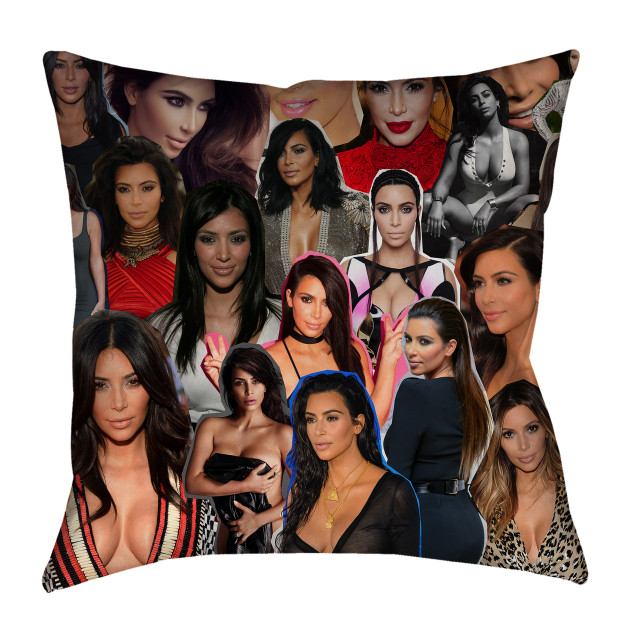 Kim Kardashian Photo Collage Pillowcase Subliworks