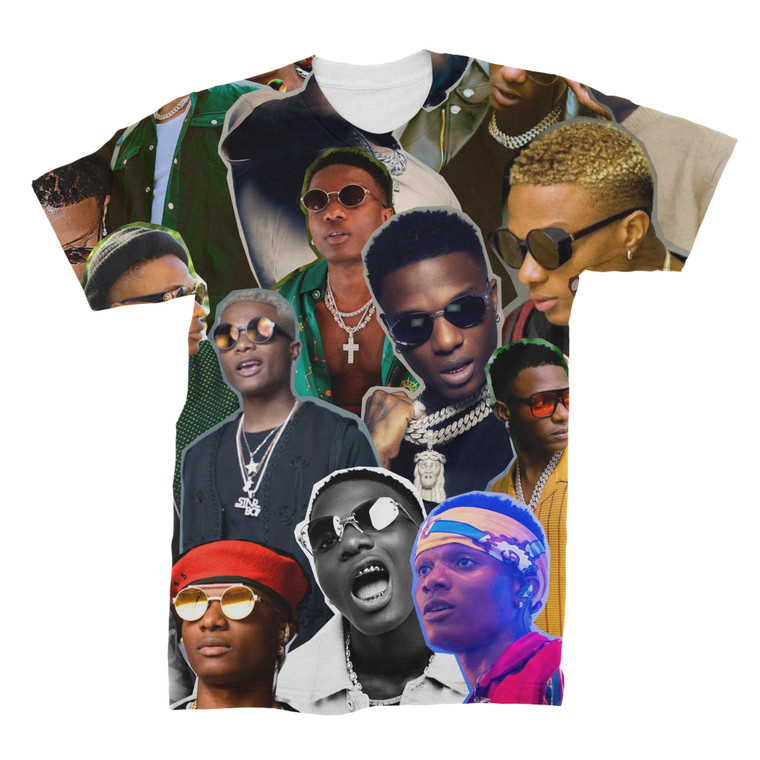 Wizkid Photo Collage T-Shirt