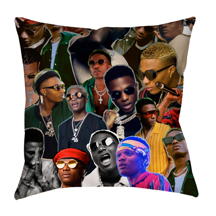 Wizkid  Photo Collage Pillowcase