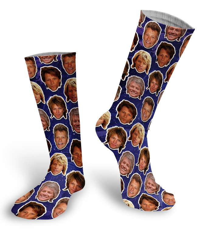 Jon Bon Jovi faces Socks