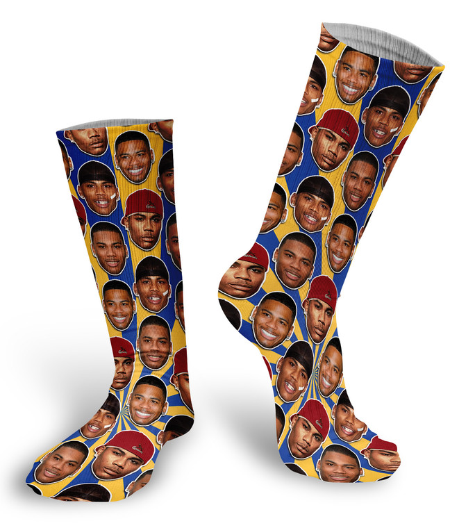 Nelly faces socks