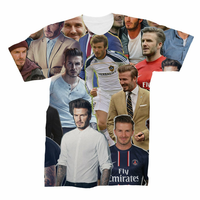 David Beckham Photo Collage T-Shirt