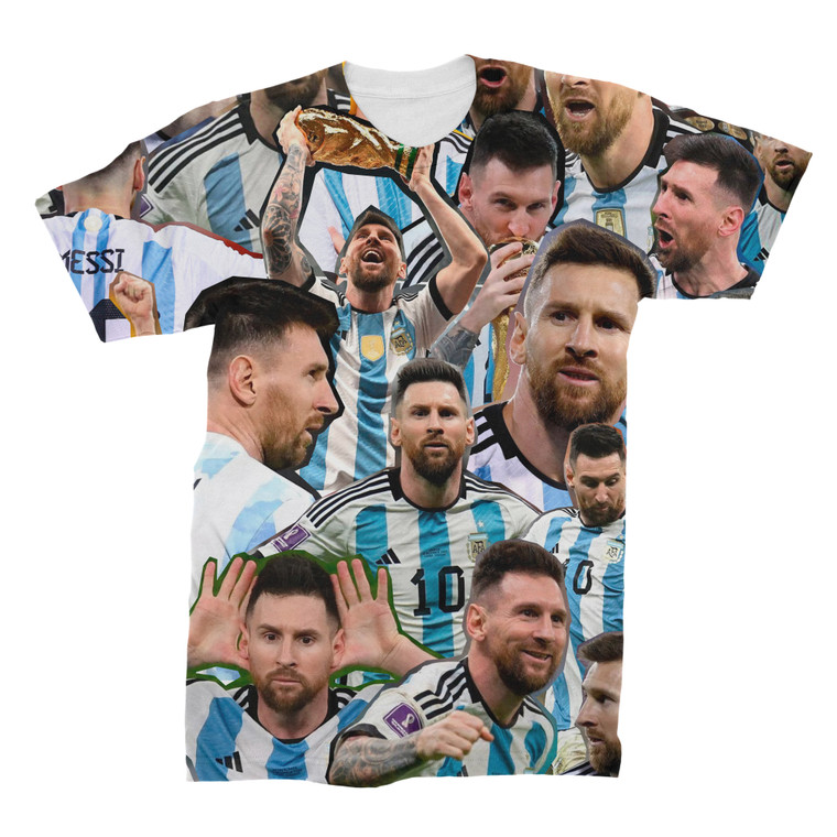 Lionel Messi Photo Collage T-Shirt