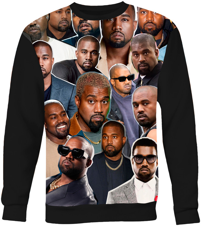 Kayne West Photo Collage Sweater Sweatshirt