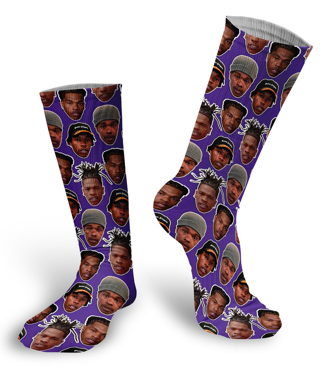 Lil Baby faces socks