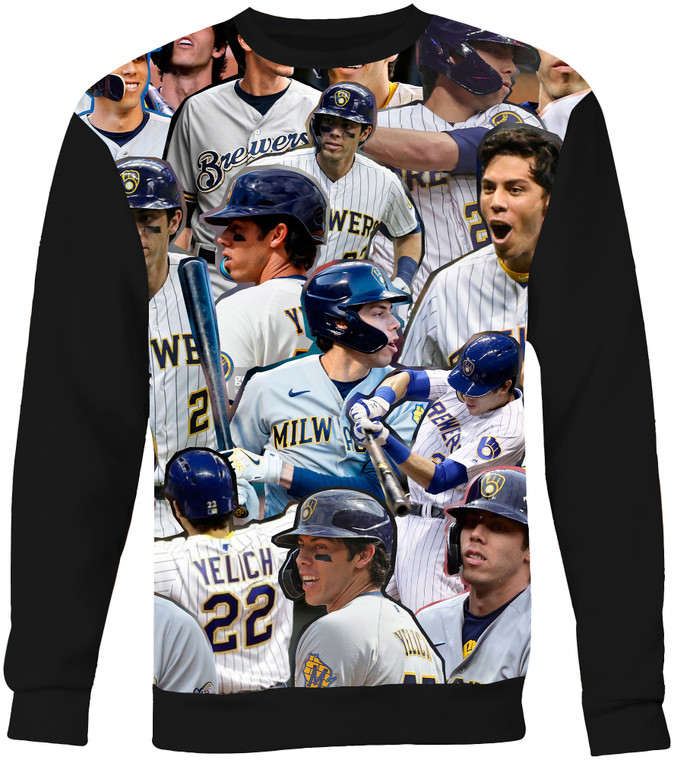Christian Yelich Photo Collage Sweater Sweatshirt 