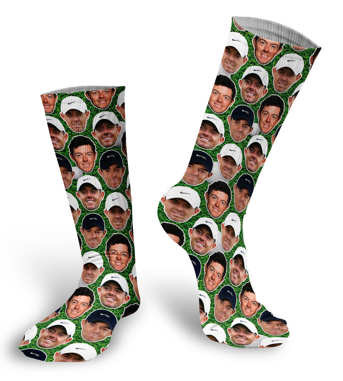 Rory McIlroy faces Socks