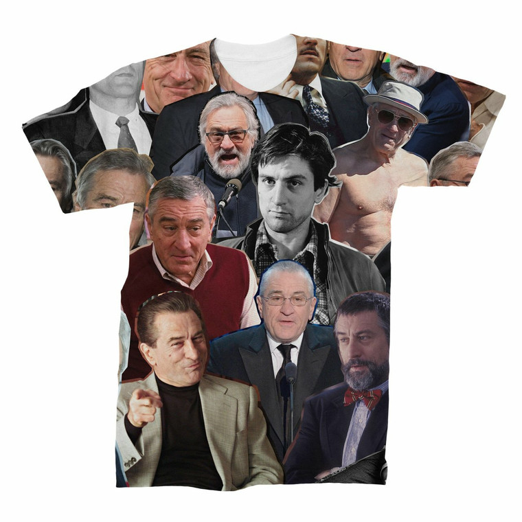 Robert De Niro Photo Collage T-Shirt