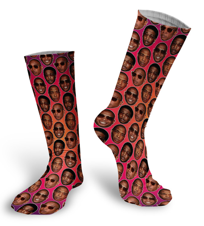 Ja Rule  faces socks