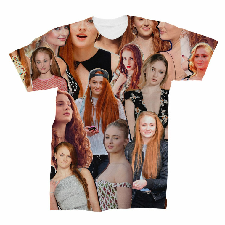 Sophie Turner Photo Collage T-Shirt