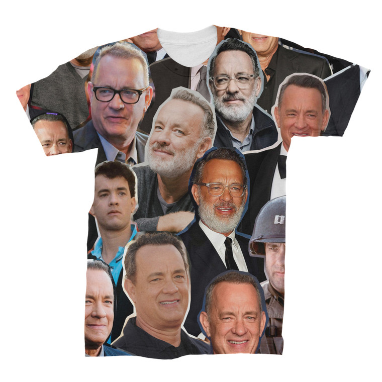 Tom Hanks Photo Collage T-Shirt