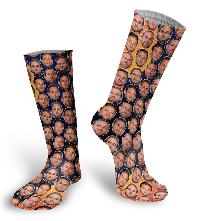 Charlie Hunnam faces Socks