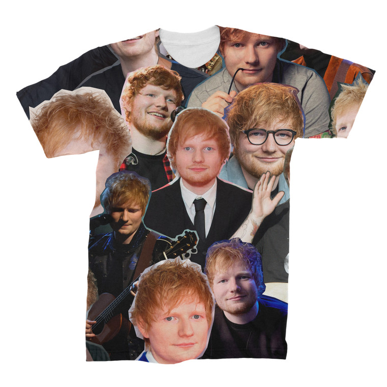 Ed Sheeran Photo Collage T-shirt