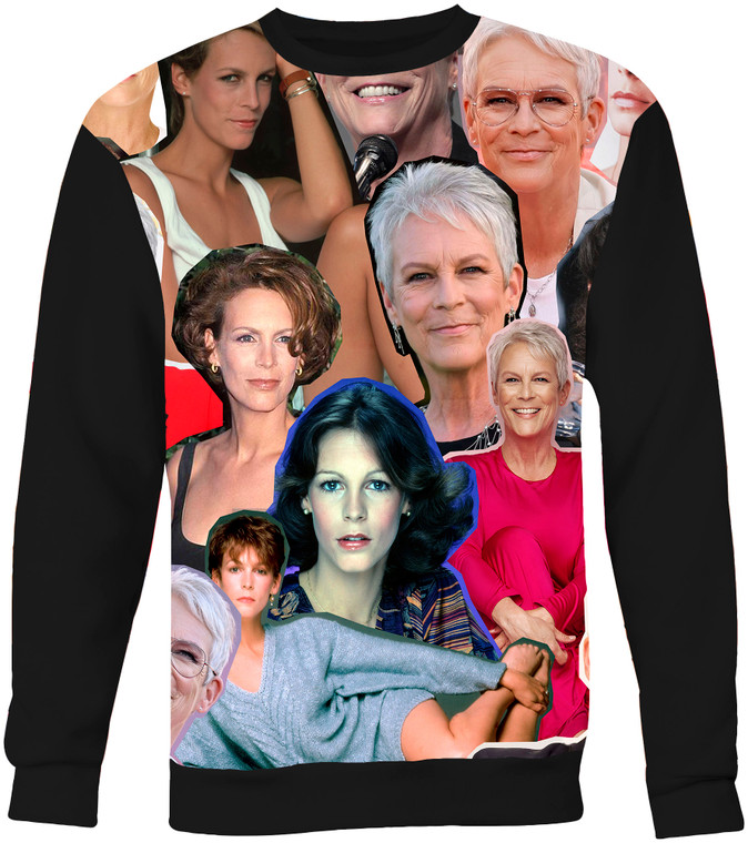 Jamie Lee Curtis  Photo Collage Sweater Sweatshirt     