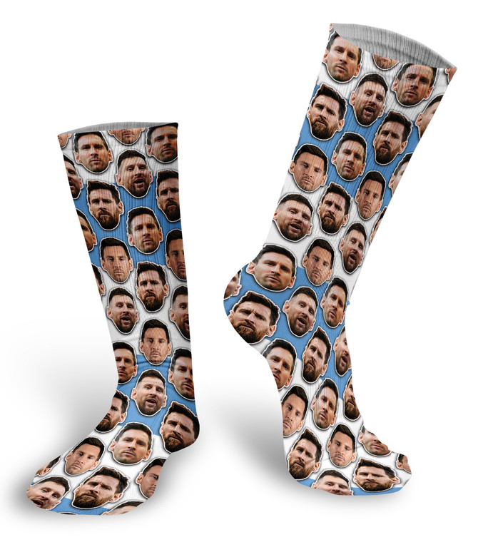 Lionel Messi face Socks Subliworks