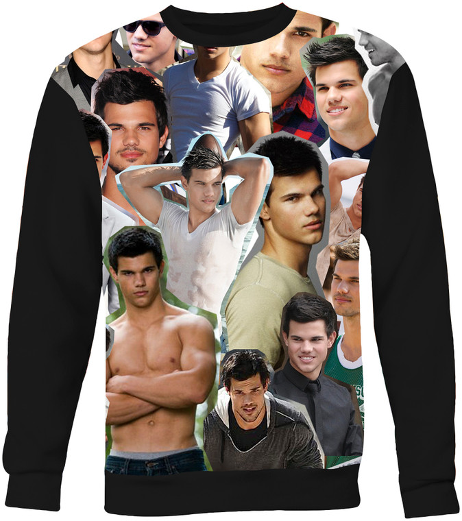 Taylor Lautner Photo Collage Sweater Sweatshirt   
