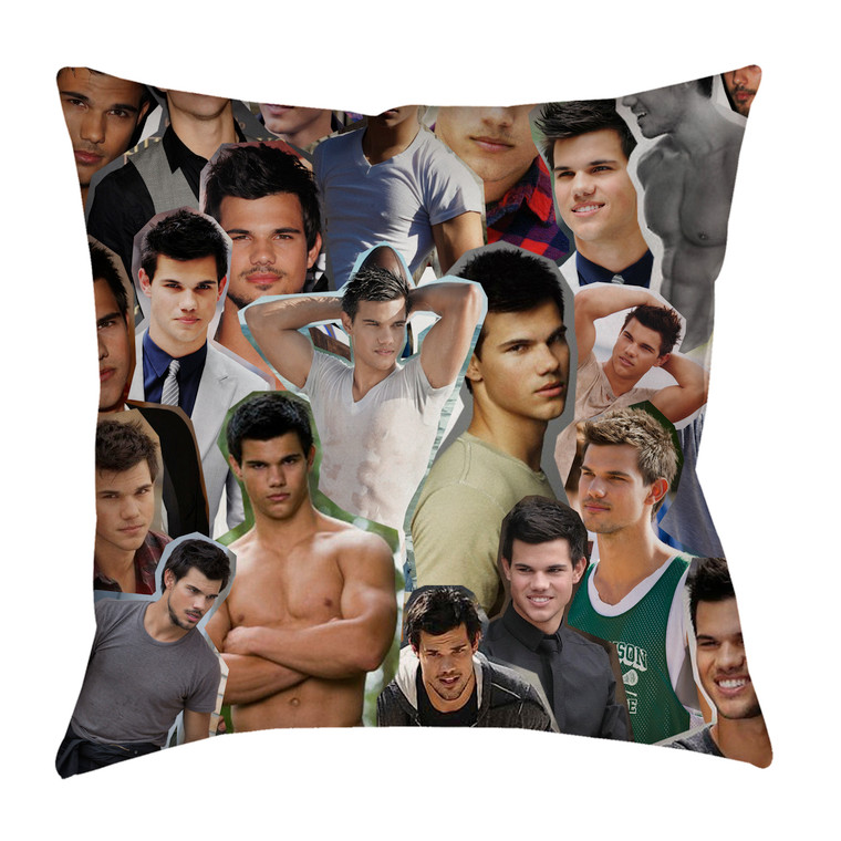 Taylor Lautner Photo Collage Pillowcase        